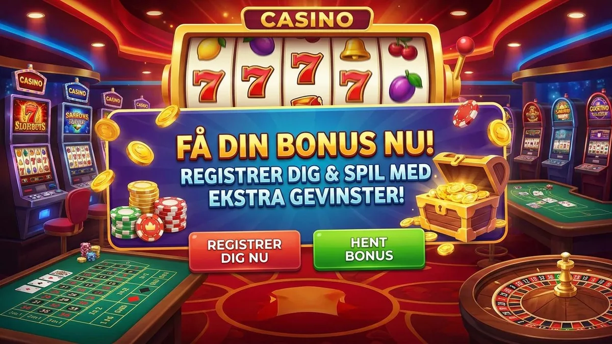Registrering med bonus